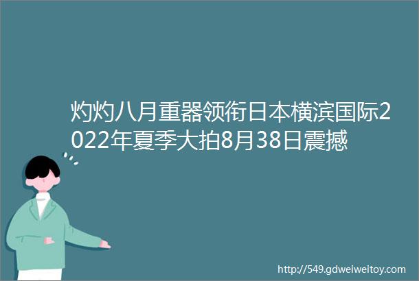灼灼八月重器领衔日本横滨国际2022年夏季大拍8月38日震撼启幕